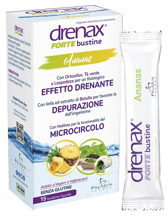DRENAX FORTE ANANAS 15 BUSTINE - Farmacia De Pasquale