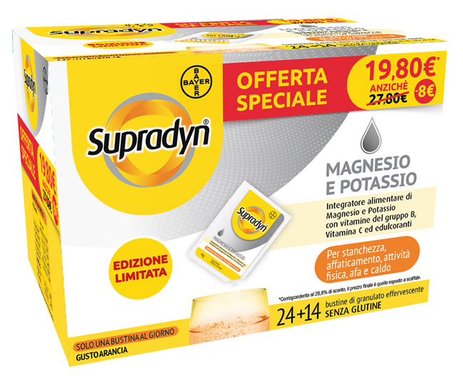 SUPRADYN MAGNESIO E POTASSIO LIMITED EDITION 14 + 24 BUSTINE - Farmacia De Pasquale