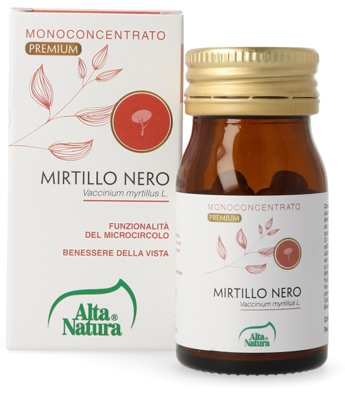 MIRTILLO NERO  60 COMPRESSE 450MG TERRANATA - Farmacia De Pasquale