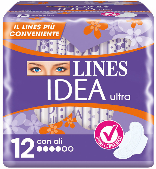 IDEA ULTRA ASSORBENTE GIORNO CON ALI 12 PEZZI - Farmacia De Pasquale
