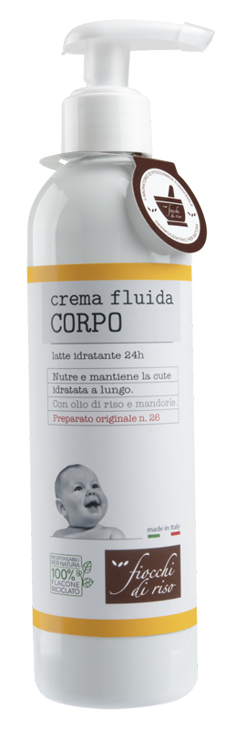 FIOCCHI DI RISO CREMA FLUIDA CORPO IDRATANTE 240 ML - Farmacia De Pasquale