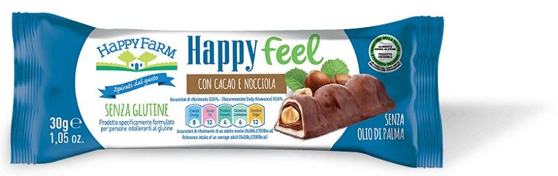 HAPPY FARM HAPPY FEEL CACAO E NOCCIOLA MONO 30 G - Farmacia De Pasquale