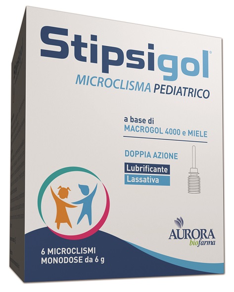 STIPSIGOL MICROCLISMA PEDIATRICO 6 X 6 G - Farmacia De Pasquale