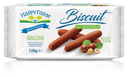 HAPPY FARM BISCUIT NOCCIOLA 120 G - Farmacia De Pasquale