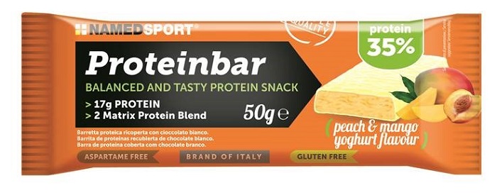 PROTEINBAR PEACH & MANGO YOGHURT 50 G - Farmacia De Pasquale