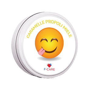 F CARE CARAMELLE PROPOLI MIELE 40 G - Farmacia De Pasquale