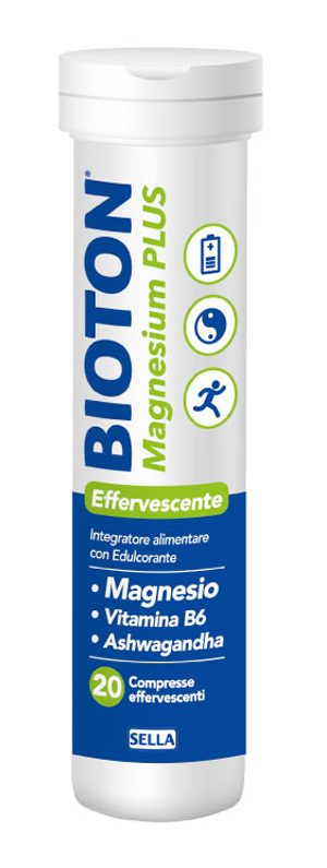 BIOTON MAGNESIUM PLUS 20 COMPRESSE EFFERVESCENTI - Farmacia De Pasquale