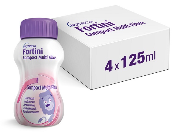 FORTINI COMPACT MULTI FIBRE FRAGOLA 4 PEZZI 125 G - Farmacia De Pasquale