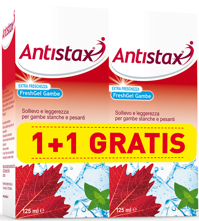 ANTISTAX FRESH GEL 125 ML 1+1 PROMO - Farmacia De Pasquale