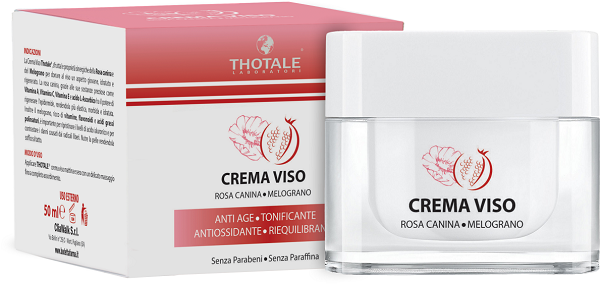 THOTALE CREMA VISO ROSA CANINA E MELOGRANO 50 ML - Farmacia De Pasquale