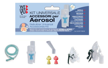WECAREYU KIT ACCESSORI AEROSOL UNIVERSALE - Farmacia De Pasquale