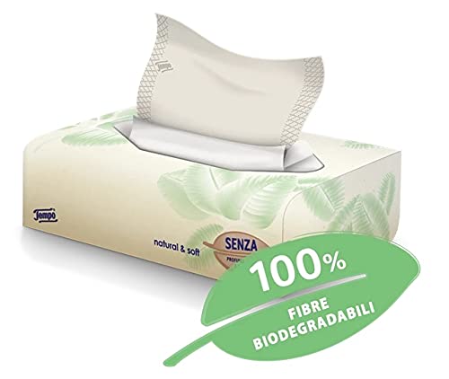TEMPO BOX FAZZOLETTI NATURAL&SOFT 70 PEZZI - Farmacia De Pasquale