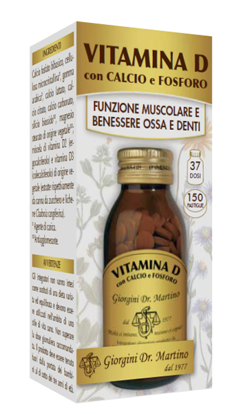 VITAMINA D CALCIO/FOSFORO 150 PASTIGLIE - Farmacia De Pasquale
