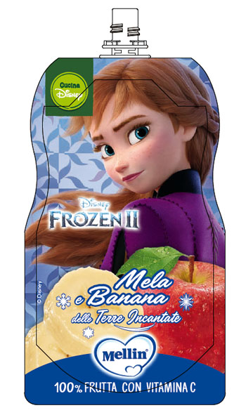 POUCH DISNEY FROZEN MELA BANANA 110 G - Farmacia De Pasquale