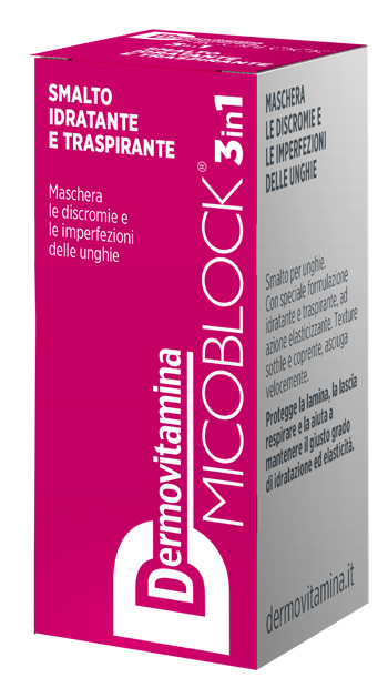 DERMOVITAMINA MICOBLOCK 3 IN 1 SMALTO IDRATANTE E TRASPIRANTE FUCSIA 5 ML - Farmacia De Pasquale