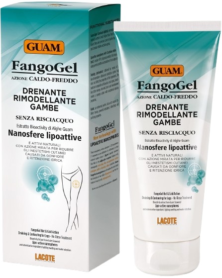GUAM FANGOGEL DRENANTE RIMODELLANTE GAMBE 200 ML - Farmacia De Pasquale