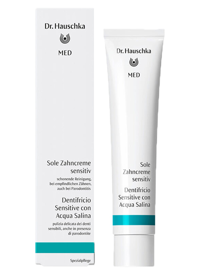DR HAUSCHKA DENTIFRICIO SENSITIVE CON ACQUA SALINA 75 ML - Farmacia De Pasquale