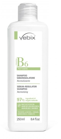 VEBIX PHYTAMIN SHAMPOO SEBOREGOLATORE NORMALIZZANTE 250 ML - Farmacia De Pasquale