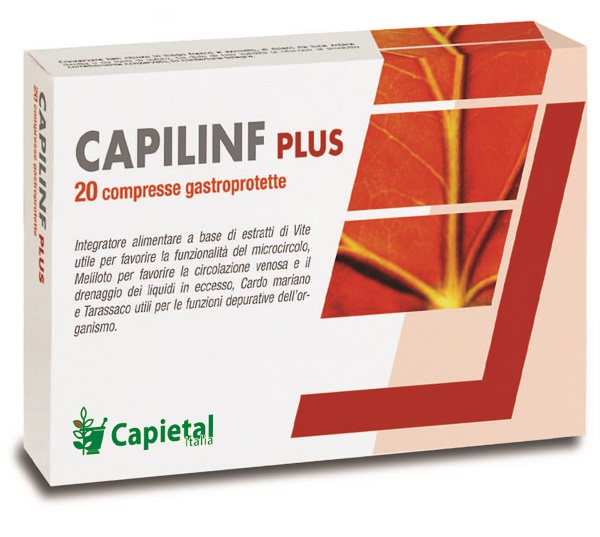 CAPILINF PLUS 20 COMPRESSE - Farmacia De Pasquale