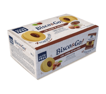 NUTRIFREE BISCO&GO CON CREMA DI NOCCIOLE 4X40 G - Farmacia De Pasquale