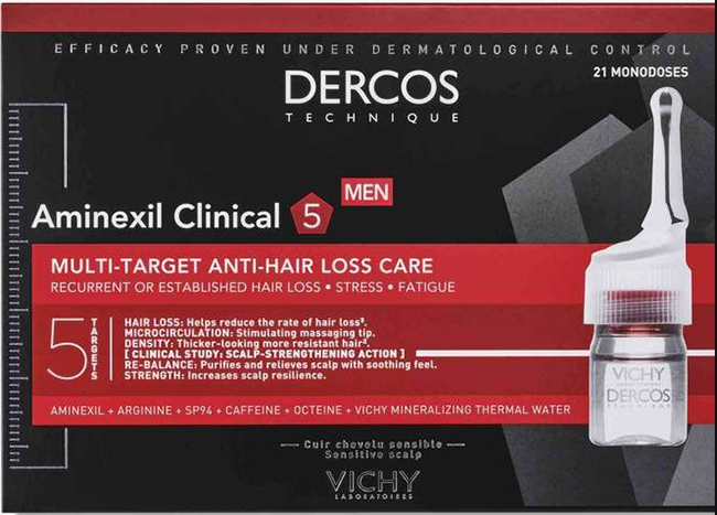 DERCOS AMINEXIL UOMO 12 FIALE 6 ML - Farmacia De Pasquale