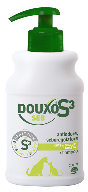 DOUXO S3 SEB SHAMPOO FLACONE 200 ML - Farmacia De Pasquale