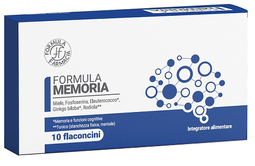 FORMULA MEMORIA 10 FLACONCINI DA 10 ML - Farmacia De Pasquale