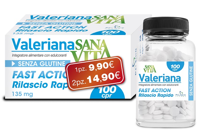 SANAVITA VALERIANA 100 COMPRESSE - Farmacia De Pasquale