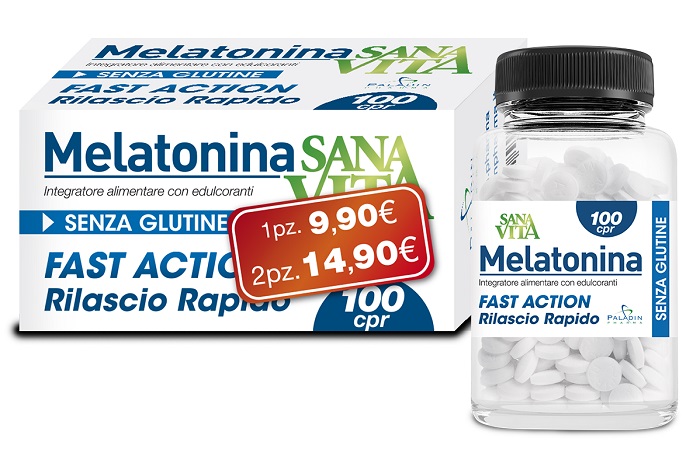 SANAVITA MELATONINA 100 COMPRESSE - Farmacia De Pasquale
