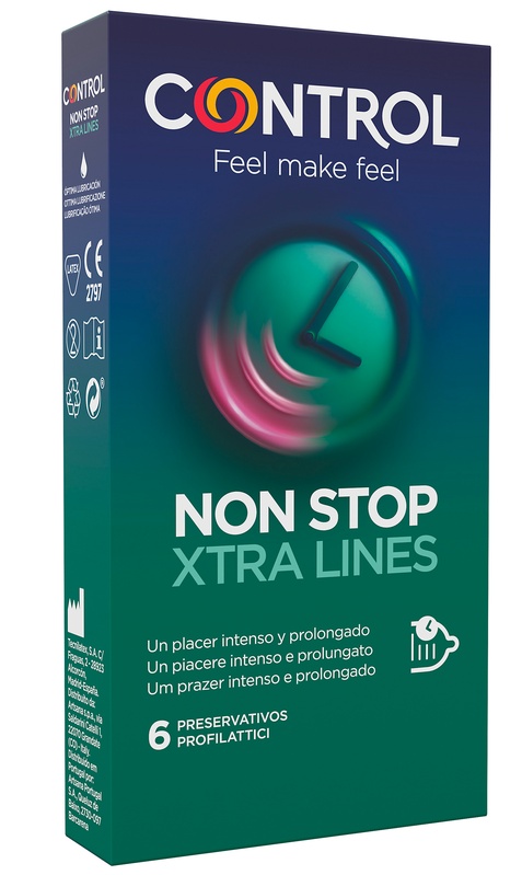 CONTROL NON STOP XTRA LINES 6 PEZZI - Farmacia De Pasquale