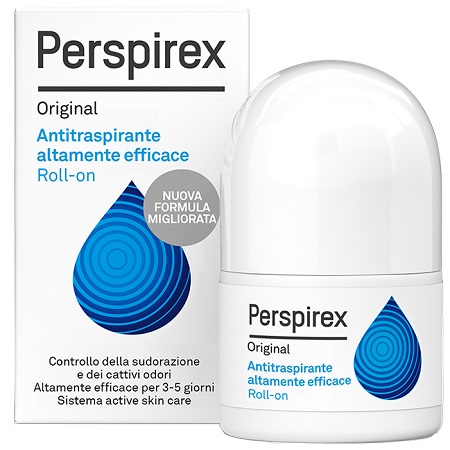 PERSPIREX ORIGINAL ANTITRASPIRANTE ROLL-ON DEODORANTE NUOVA FORMULA 20 ML - Farmacia De Pasquale