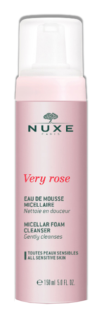 NUXE VERY ROSE MOUSSE LEGGERA DETERGENTE 150 ML - Farmacia De Pasquale