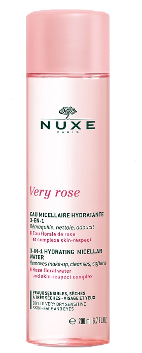 NUXE VERY ROSE ACQUA MICELLARE IDRATANTE 3 IN 1 200 ML - Farmacia De Pasquale