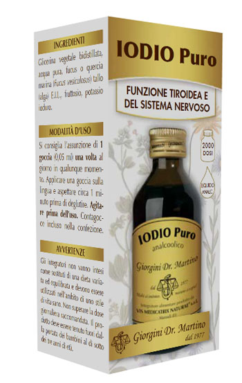 IODIO PURO ANALCOLICO 100 ML - Farmacia De Pasquale