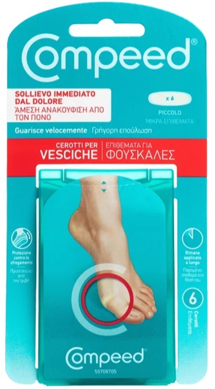 COMPEED CEROTTI PER VESCICHE PICCOLO 6 PEZZI - Farmacia De Pasquale