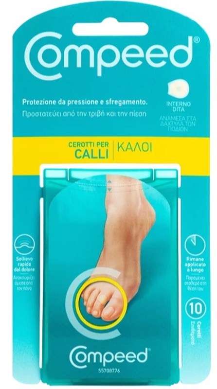 COMPEED CEROTTI PER CALLI INTERNO DITA 10 PEZZI - Farmacia De Pasquale