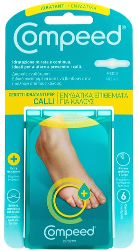 COMPEED CEROTTI PER CALLI IDRATANTI 6 PEZZI - Farmacia De Pasquale