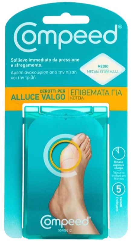 COMPEED CEROTTI PER ALLUCE VALGO 5 PEZZI - Farmacia De Pasquale