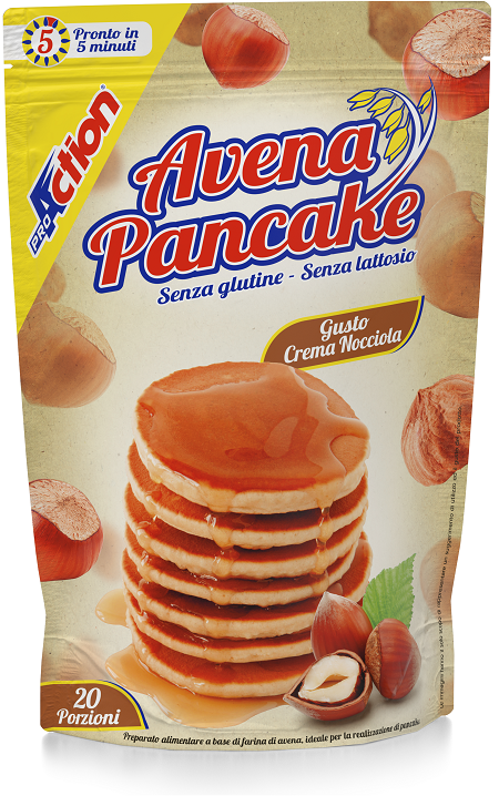 PROACTION AVENA PANCAKE CREMA DI NOCCIOLE 1000 G - Farmacia De Pasquale