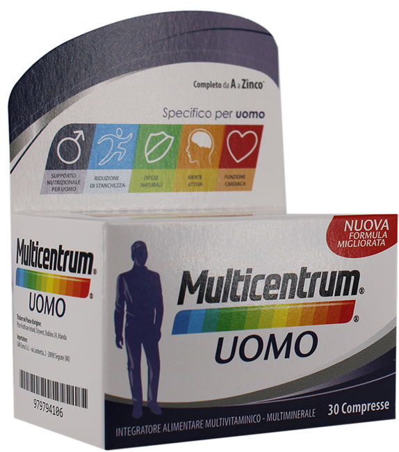 MULTICENTRUM UOMO 30 COMPRESSE - Farmacia De Pasquale