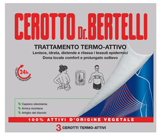 DR BERTELLI CEROTTO TERMO-ATTIVO 3 PEZZI - Farmacia De Pasquale