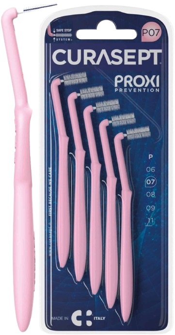 CURASEPT PROXI ANGLE P07 ROSA/PINK 5 PEZZI - Farmacia De Pasquale