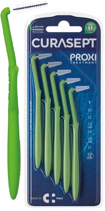 CURASEPT PROXI ANGLE P09 VERDE CHIARO/LIGHT GREEN 5 PEZZI - Farmacia De Pasquale