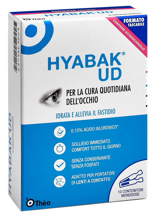 HYABAK UD SOSTITUTO LACRIMALE 10 MONODOSI 4 G - Farmacia De Pasquale