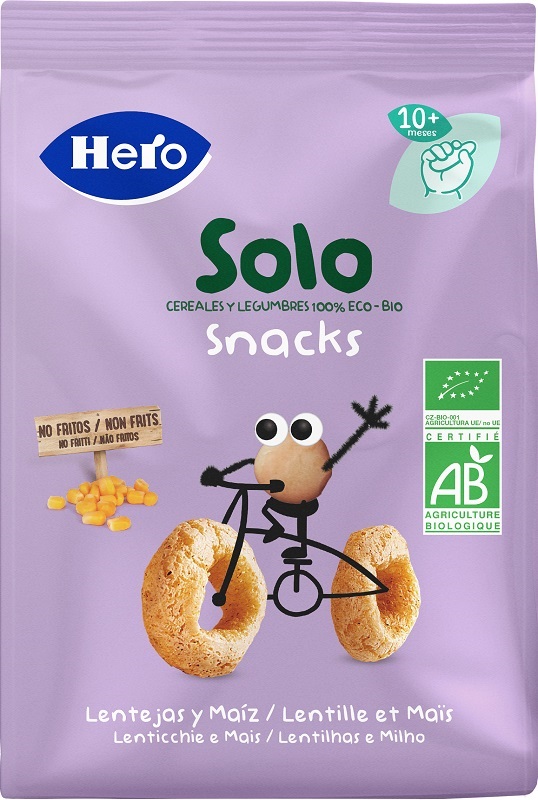 HERO SOLO SNACK LENTICCHIE MAIS 100% BIO 50 G - Farmacia De Pasquale