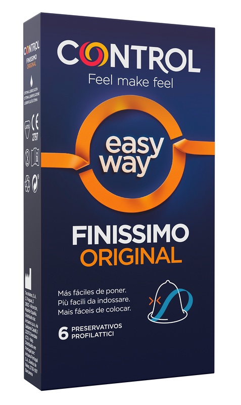 PROFILATTICO CONTROL EASY WAY FINISSIMO ORIGINAL 6 PEZZI - Farmacia De Pasquale