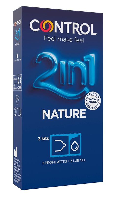 CONTROL 2IN1 NATURE 2,0 + NATURE LUBE 3+ 3 PEZZI - Farmacia De Pasquale