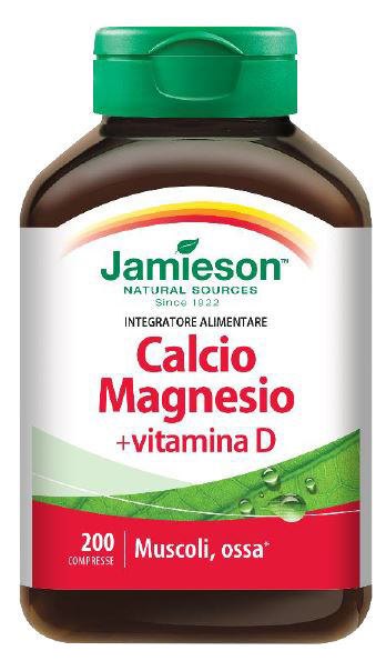 JAMIESON CALCIO MAGNESIO CON VITAMINA D 200 COMPRESSE - Farmacia De Pasquale