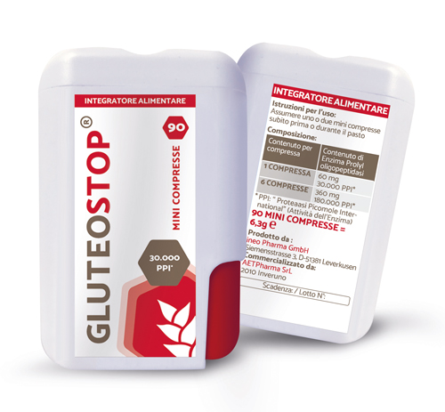 GLUTEOSTOP 90 MINI TABLETS - Farmacia De Pasquale