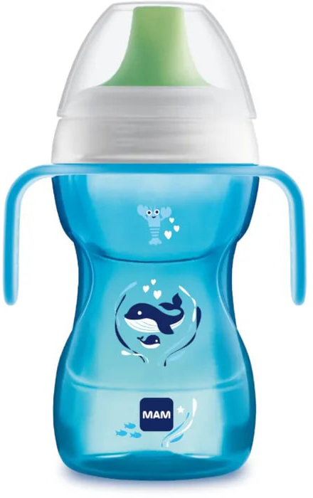 MAM TAZZA FUN TO DRINK 270 ML 8+ BECCUCCIO RIGIDO MASCHIO - Farmacia De Pasquale